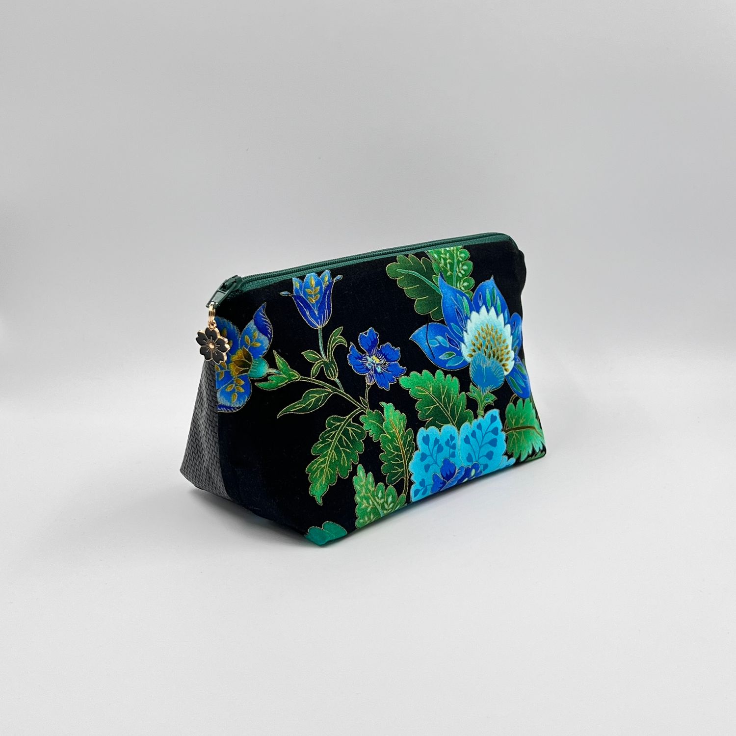 PETITE TROUSSE DE TOILETTE "BLEU MAJESTUEUX - CARBONE"