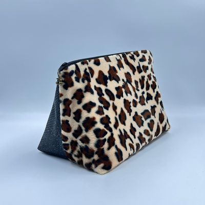 MOYENNE TROUSSE DE TOILETTE MOYENNE TROUSSE DE TOILETTE "GRAOUUUHHH - PAILLETTES"