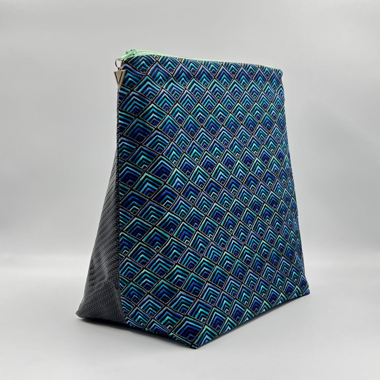 GRANDE TROUSSE DE TOILETTE "ART DECO - CARBONE"