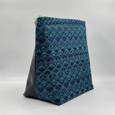 GRANDE TROUSSE DE TOILETTE "ART DECO - CARBONE"