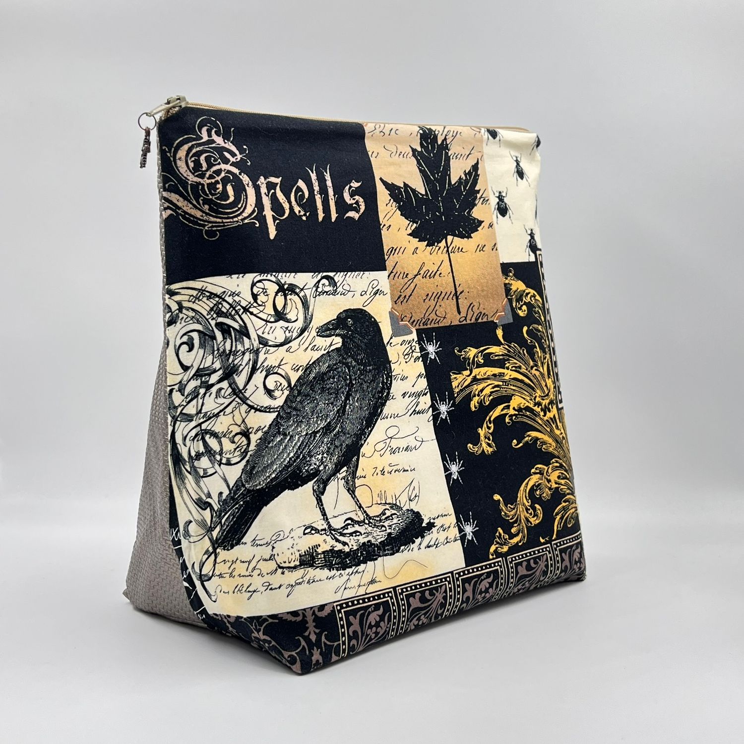 GRANDE TROUSSE DE TOILETTE "NERVER MORE - CARBONE TAUPE"