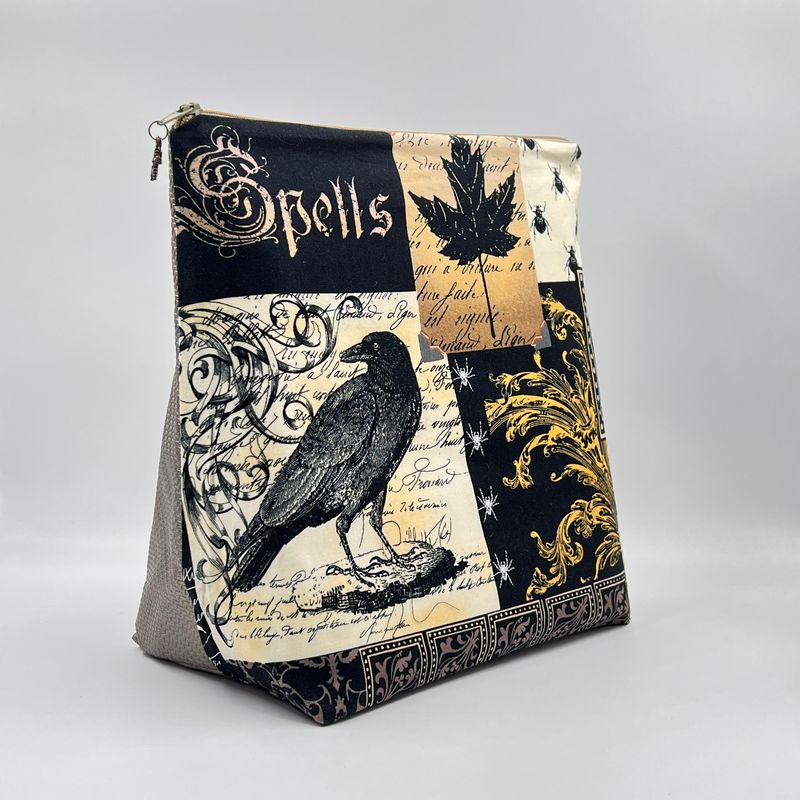 GRANDE TROUSSE DE TOILETTE "NERVER MORE - CARBONE TAUPE"