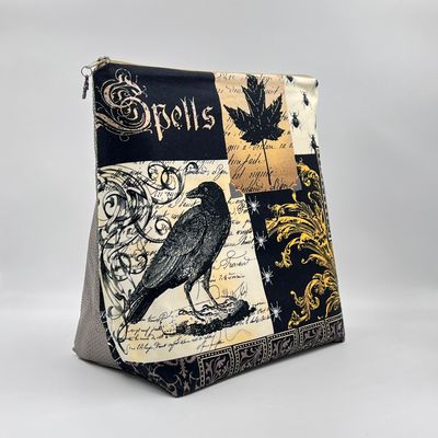 GRANDE TROUSSE DE TOILETTE "NERVER MORE - CARBONE TAUPE"