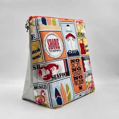 GRANDE TROUSSE DE TOILETTE GRANDE TROUSSE DE TOILETTE "CALIFIRNIA - ARGENT"