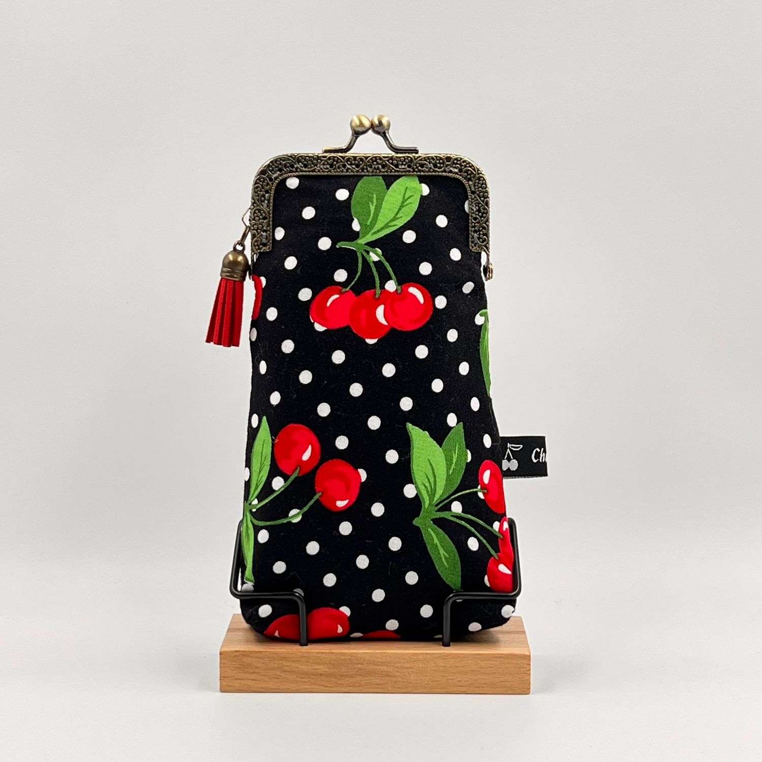 ETUI A LUNETTES VINTAGE "CHERRY CHERRY - BUBBLE"