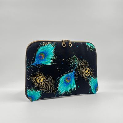 HOUSSE 6-7 POUCES HOUSSE 6-7 POUCES "PLUME DE PAON - ROCK PAILLETTES"