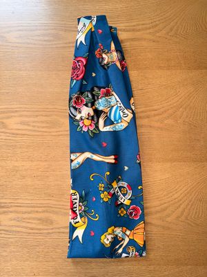 ? BANDEAU FIL DE FER "TATTOO FOREVER BLEU"