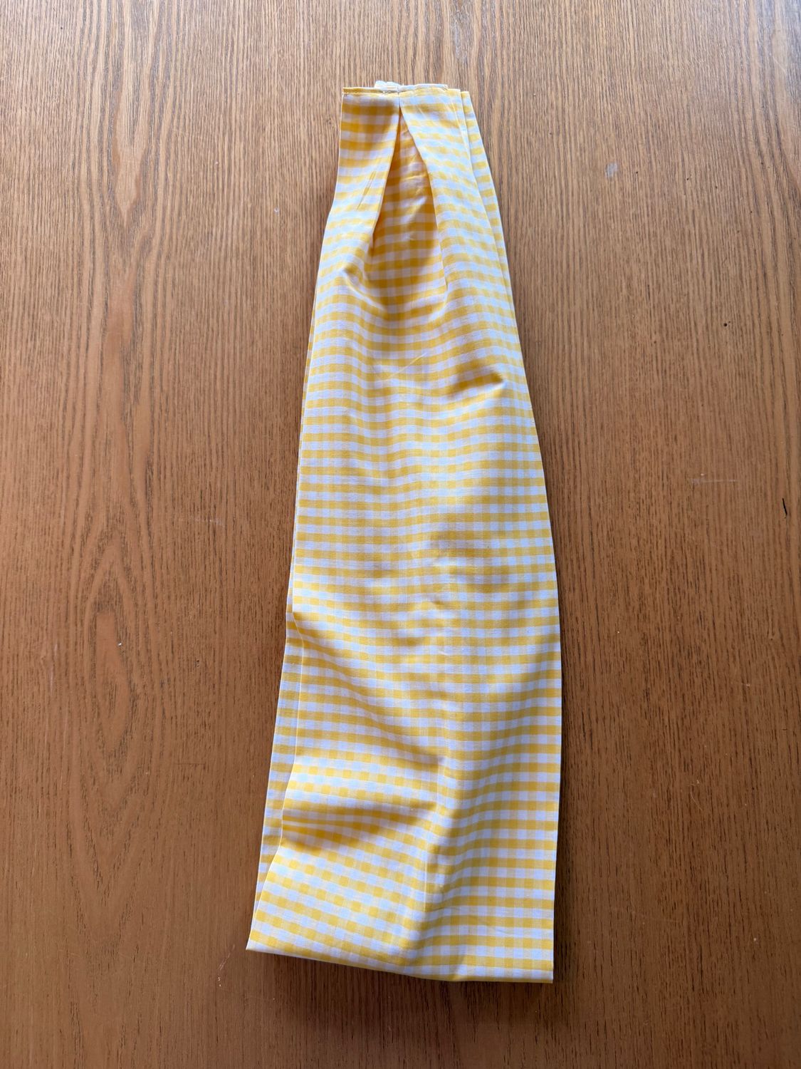 ? BANDEAU FIL DE FER ? BANDEAU FIL DE FER "VICHY JAUNE ET BLANC"