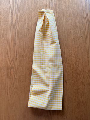 ? BANDEAU FIL DE FER ? BANDEAU FIL DE FER "VICHY JAUNE ET BLANC"