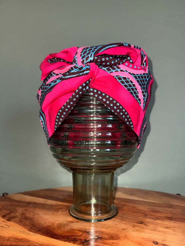 ? BANDEAU FIL DE FER "WAX FUCHIA PETITS BRILLANTS"