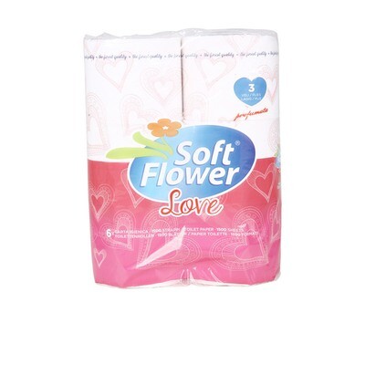 Essuie tout soft flower 2 rouleaux