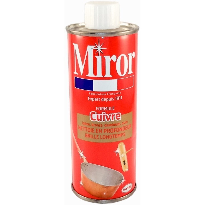 Miror nettoyant cuivre laiton bronze aluminium acier