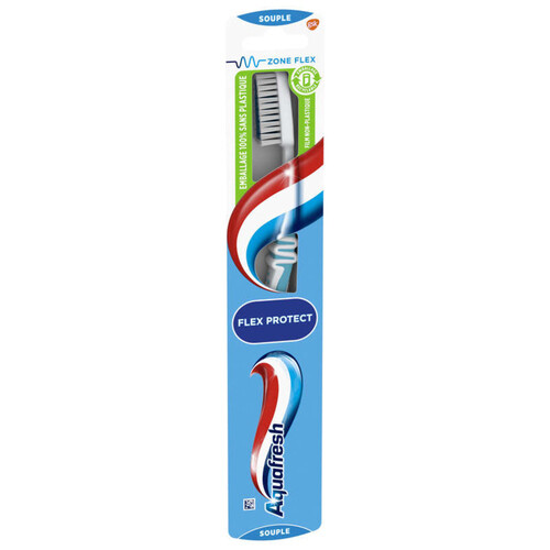 Brosse à dents aquafresh flex protect souple