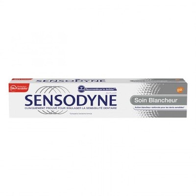 Dentifrice Sensodyne soin blancheur