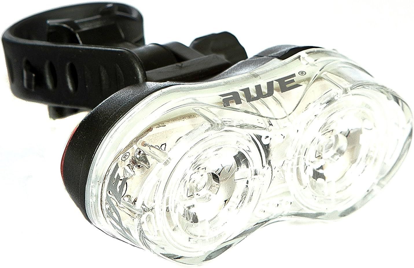 AWE AWEFlashTM 2 x 0.5W White LED's Bicycle Front Light 40 Lumens