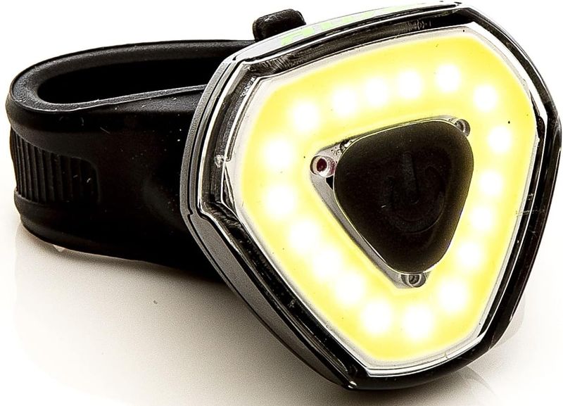 AWE AWEAlert 100 Lumens Rechargeable Bicycle USB 2.0 18 COB Super Bright LED's Headlight Black IPX4 Waterproof CE Approved