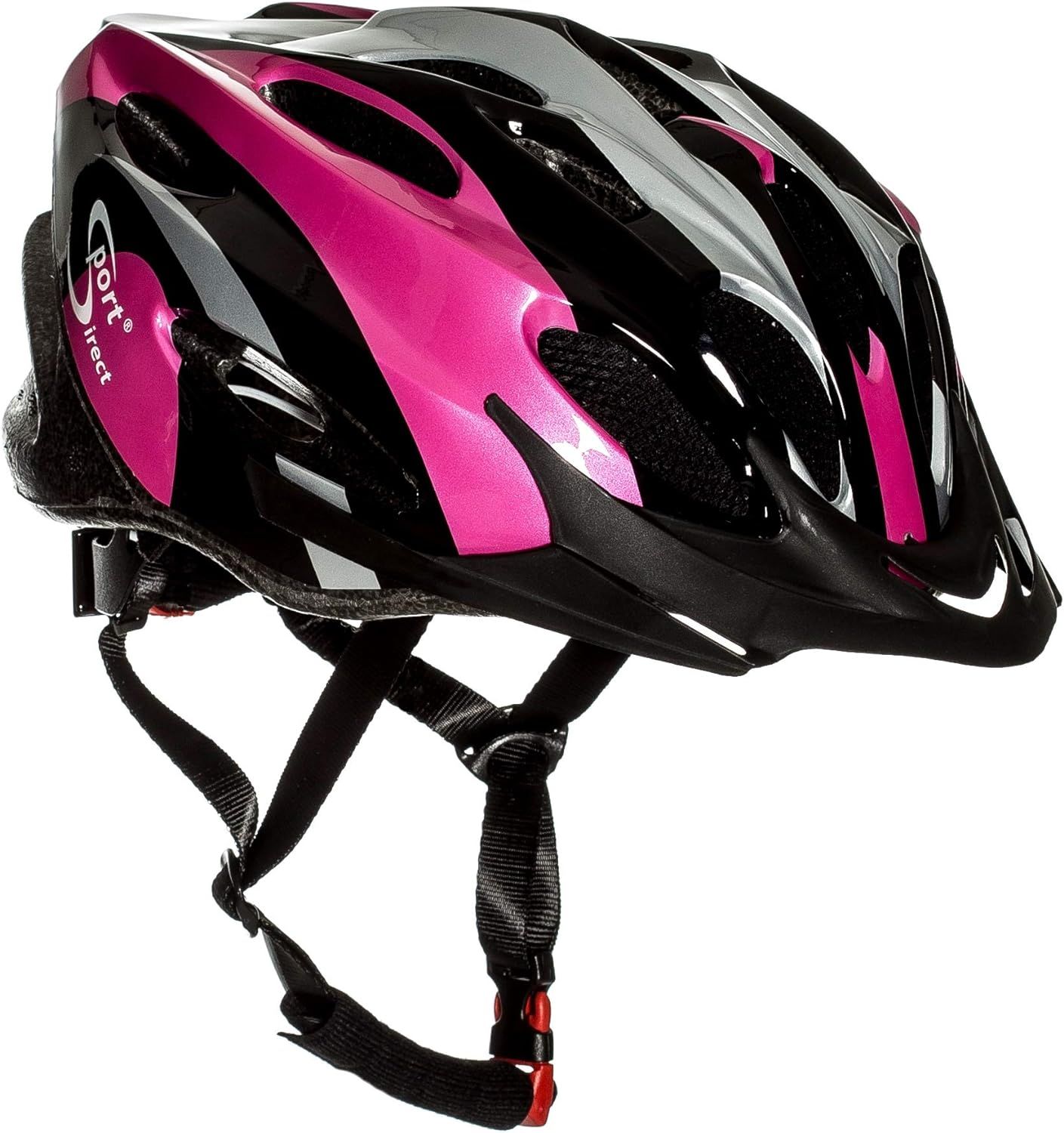 Sport Direct 22 Vent Bike/E-Bike Helmet 55-58cm Pink/Black/Grey CE EN1078 APPROVED