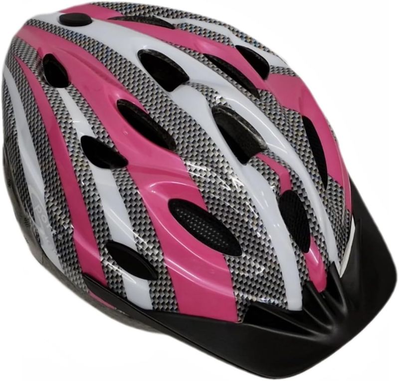 Sport Direct 18 Vent Bike/E-Bike Helmet Pink/Graphite/White 55-58cm CE EN1078 APPROVED