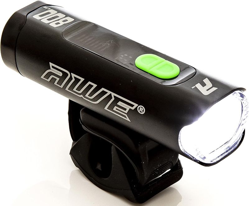 AWE AWETech800 800 Lumen Auto Power Adjusting 1 x SUPER BRIGHT LED USB Rechargeable Bicycle Front Light Visibility 1km+ IPX4 Waterproof CE Approceed AWE AWETech800 800 Lumen Auto Power Adjusting 1 x SUPER BRIGHT LED USB Rechargeable Bicycle Front Light Visibility 1km+ IPX4 Waterproof CE Approceed