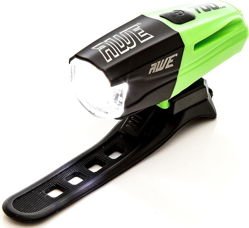 AWE AWE700 700 Lumens 1 x AWE Front LED USB Rechargeable Bicycle Front Light.Visibility 1km+ IPX4 Waterproof CE Approved