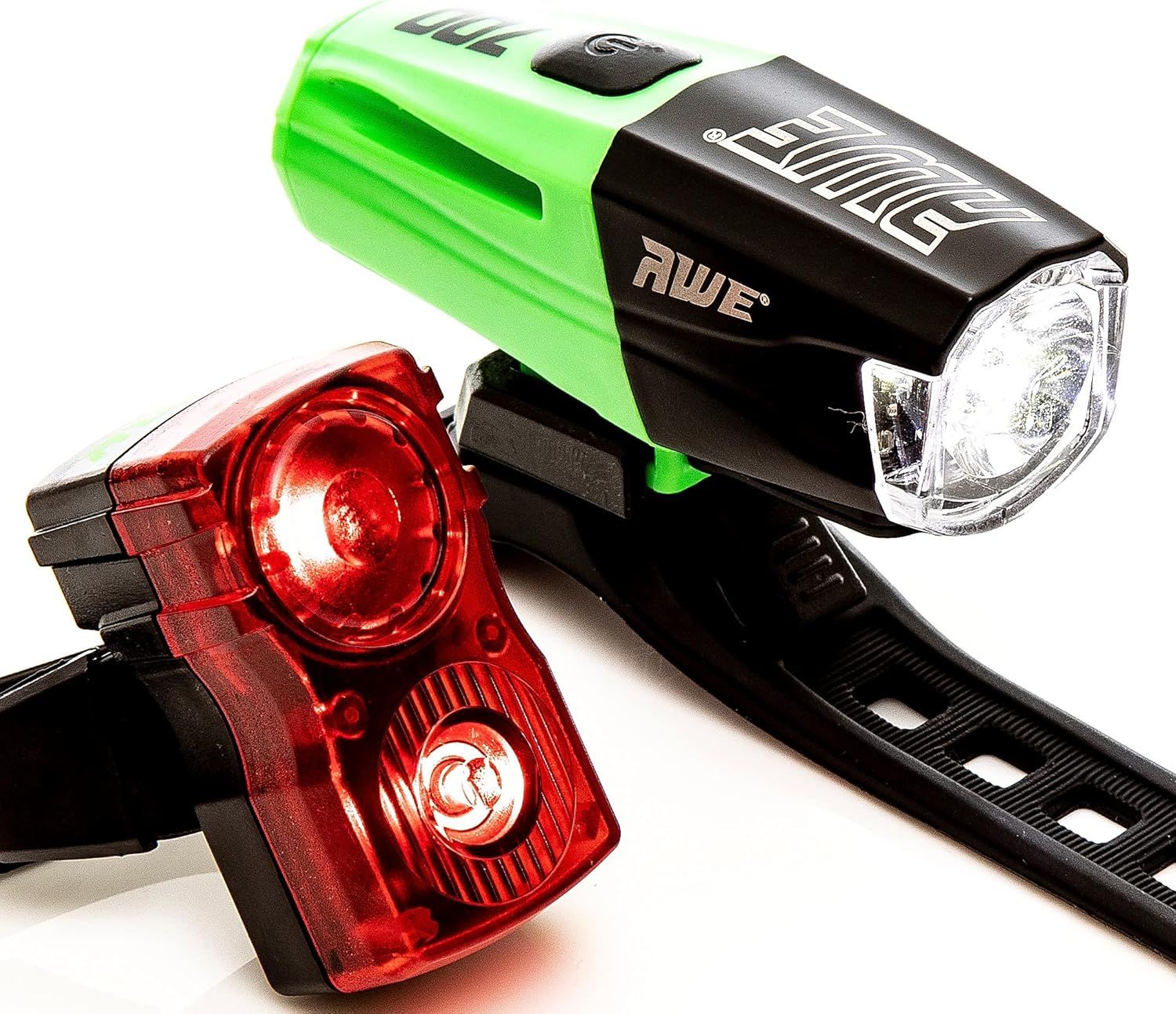 AWE AWEBright 740 LUMENS Extremely Bright USB Rechargeable Bicycle Light Set 700 Lumen Front & 2 x 0.5W Rear CE Approved
