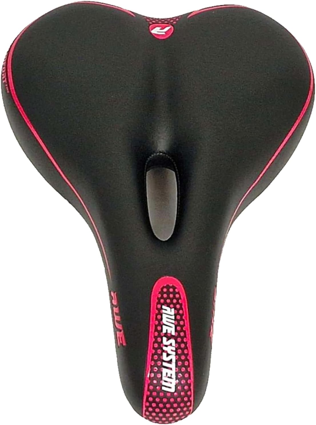 AWE Adult Ladies EXTREME COMFORT GEL Bicycle Saddle Pink/Black L