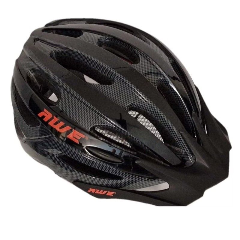 AWE AweAir In Mould Adult Bike/E-Bike Helmet 58-61cm Black/Carbon