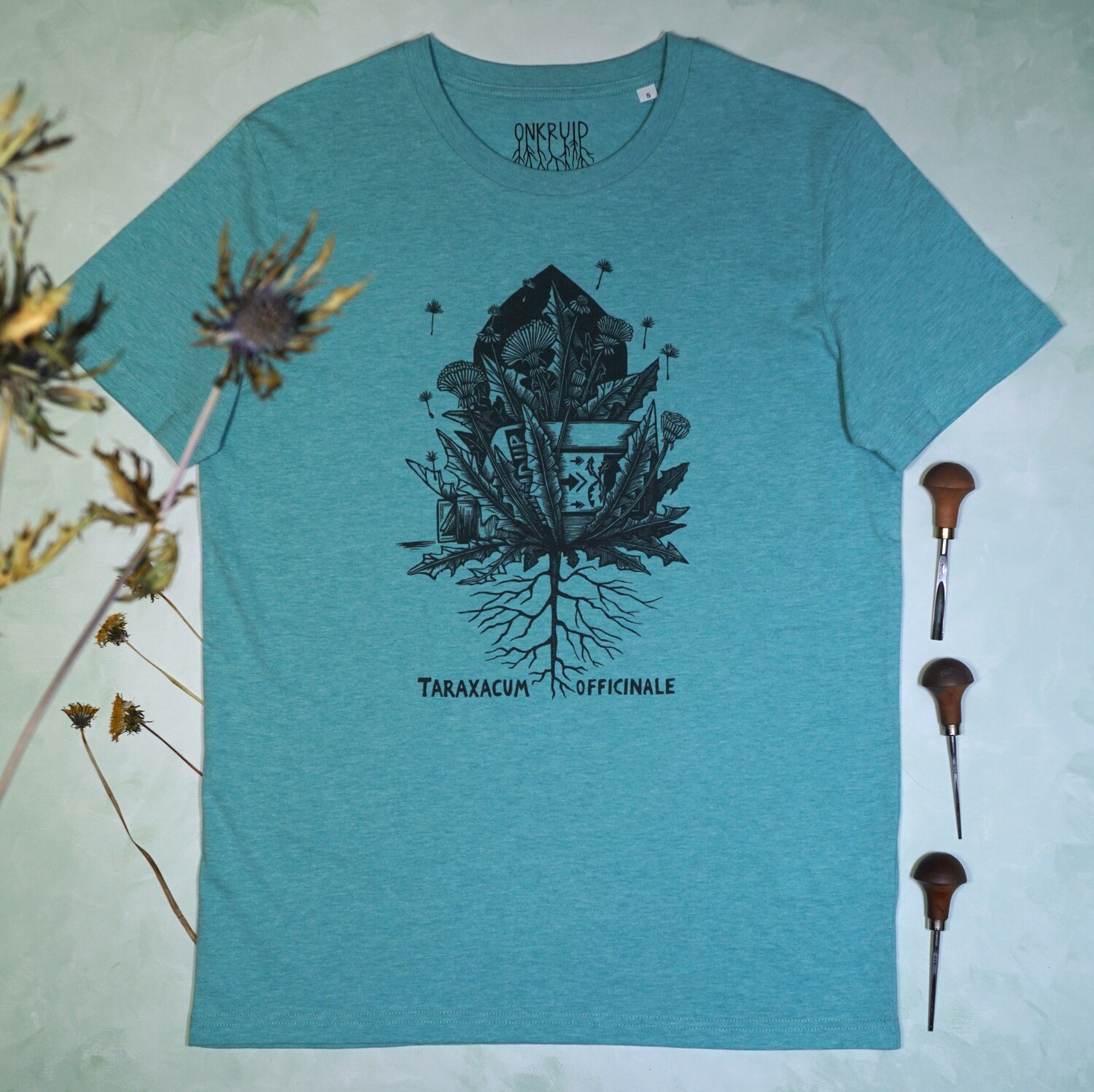 #5 Taraxacum Officinale / Unisex green T-shirt