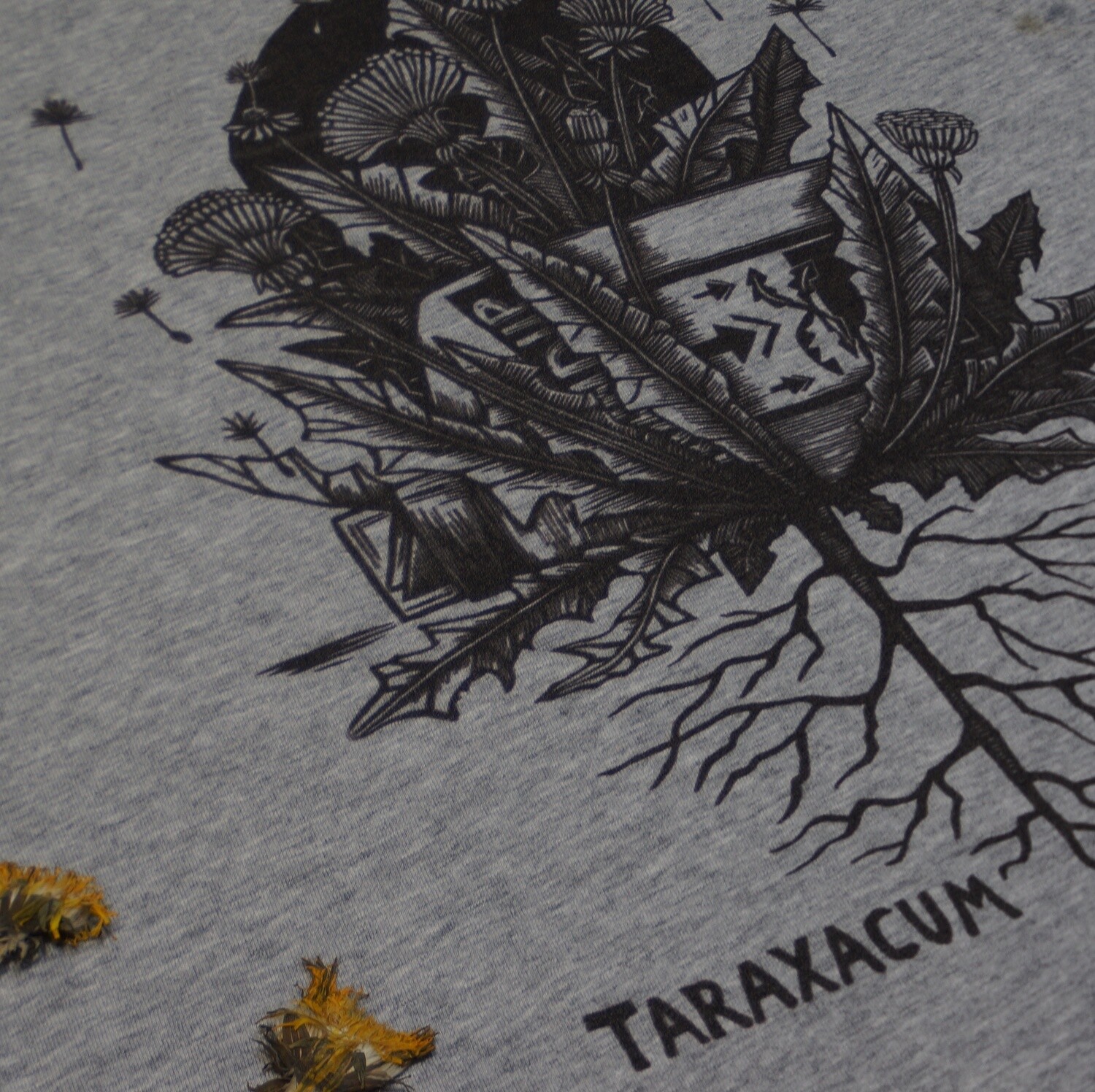 #5 Taraxacum officinale /women&#39;s  tanktop grey