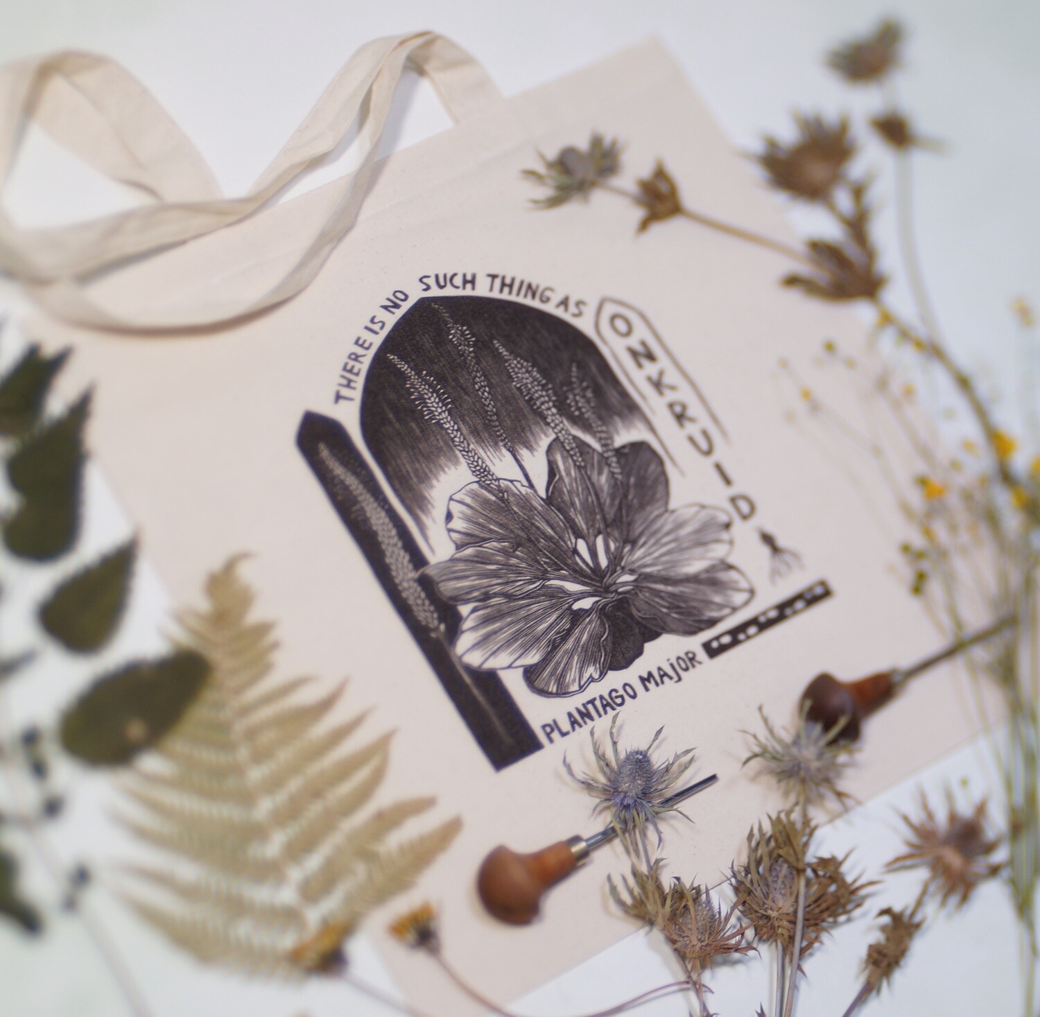 #4 Plantago Mayor/ Totebag