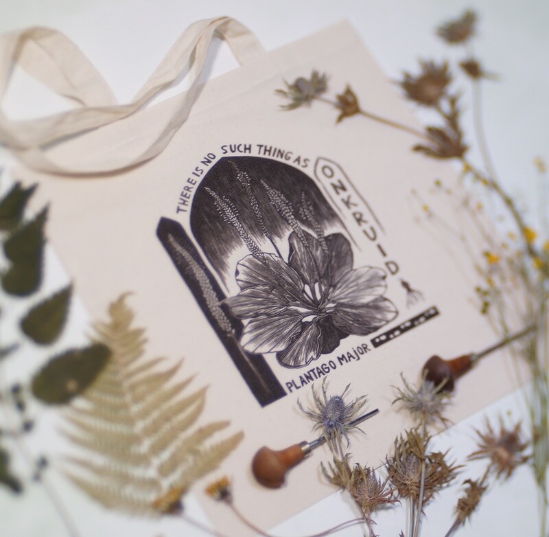 #4 Plantago Mayor/ Totebag