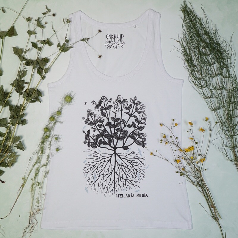 #3 Stellaria media / women's tanktop