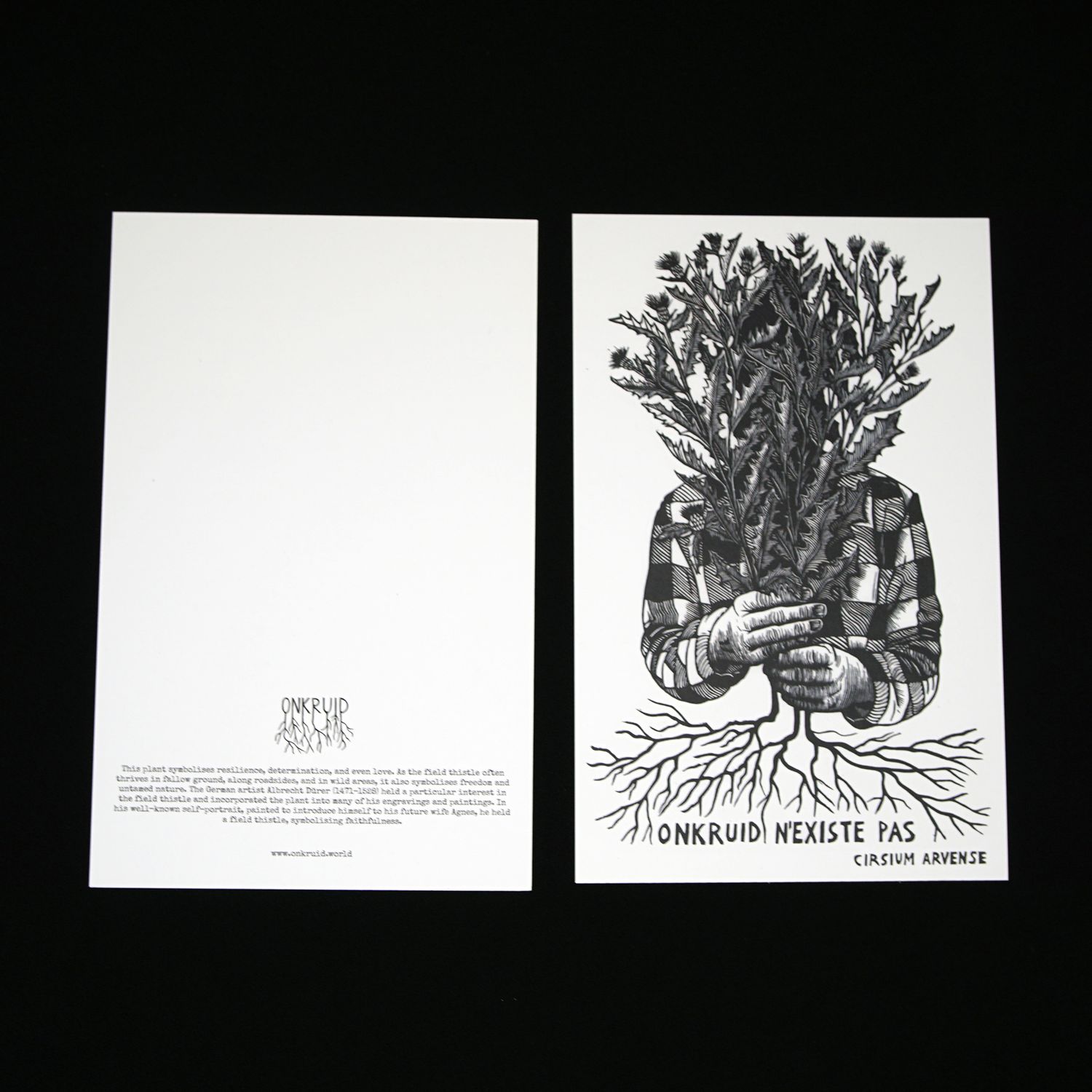 Set of 7 cards