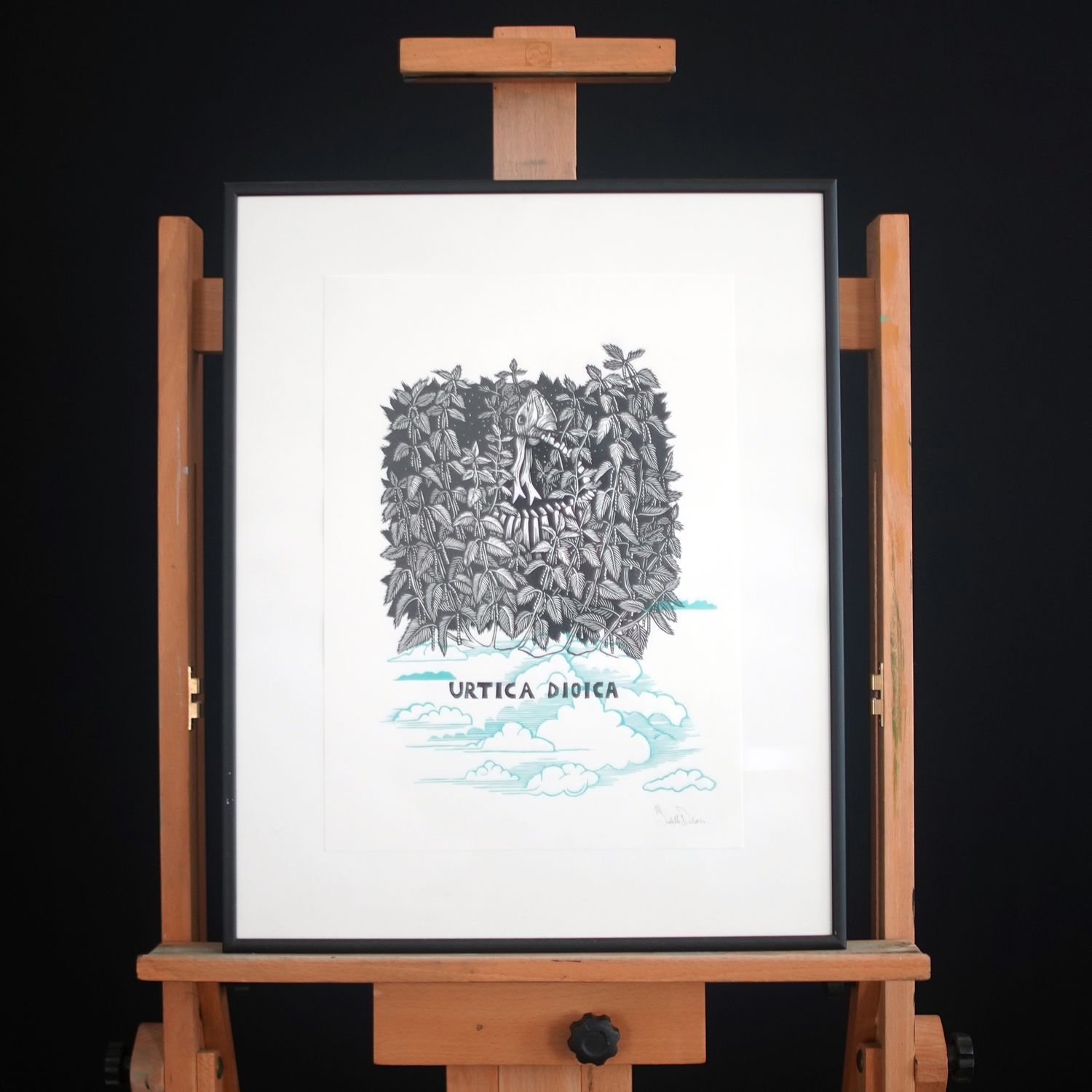 Urtica dioica / Nettle / Blue clouds