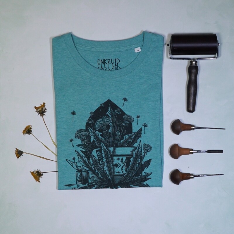 #5 Taraxacum Officinale / Unisex green T-shirt #5 Taraxacum Officinale / Unisex green T-shirt