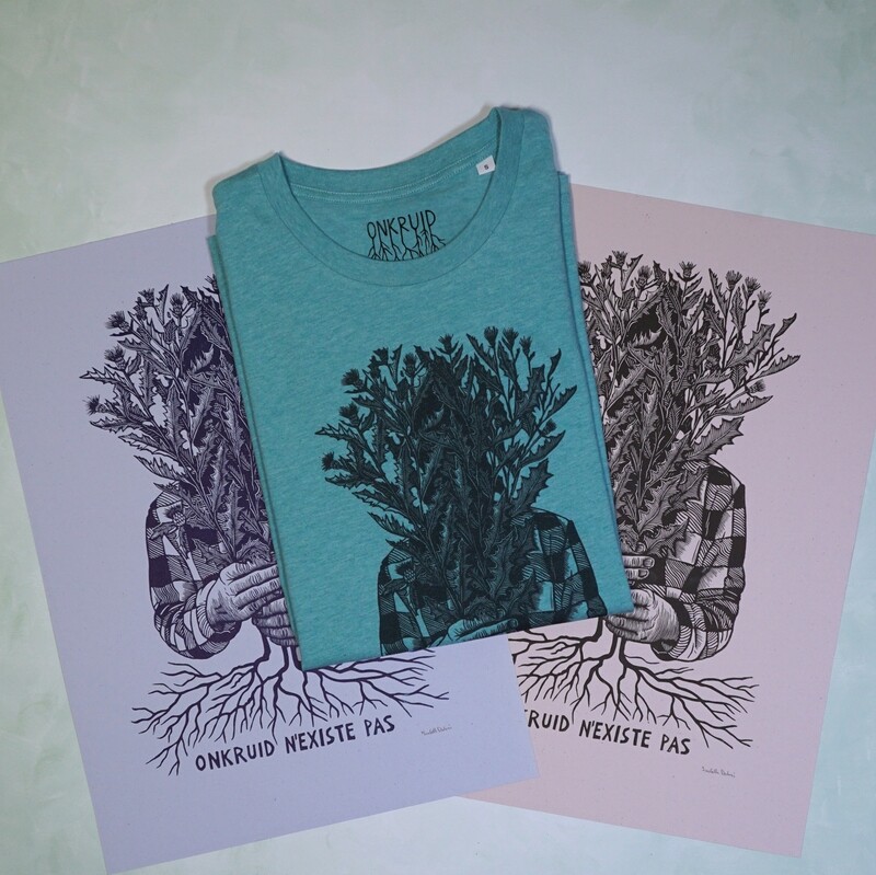 #2 Cirsium arvense / unisex t-shirt green