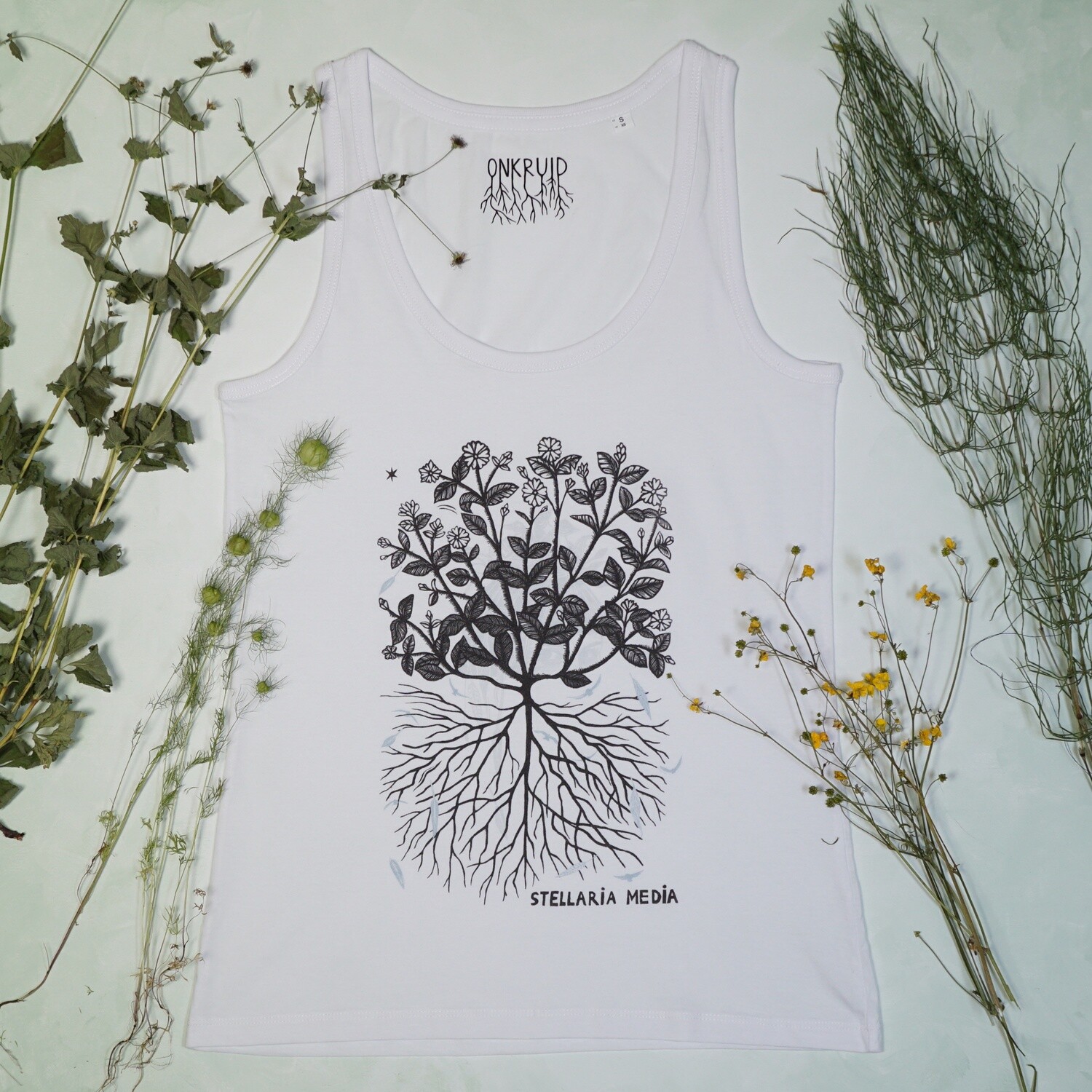 #3 Stellaria media / women's tanktop #3 Stellaria media / women's tanktop
