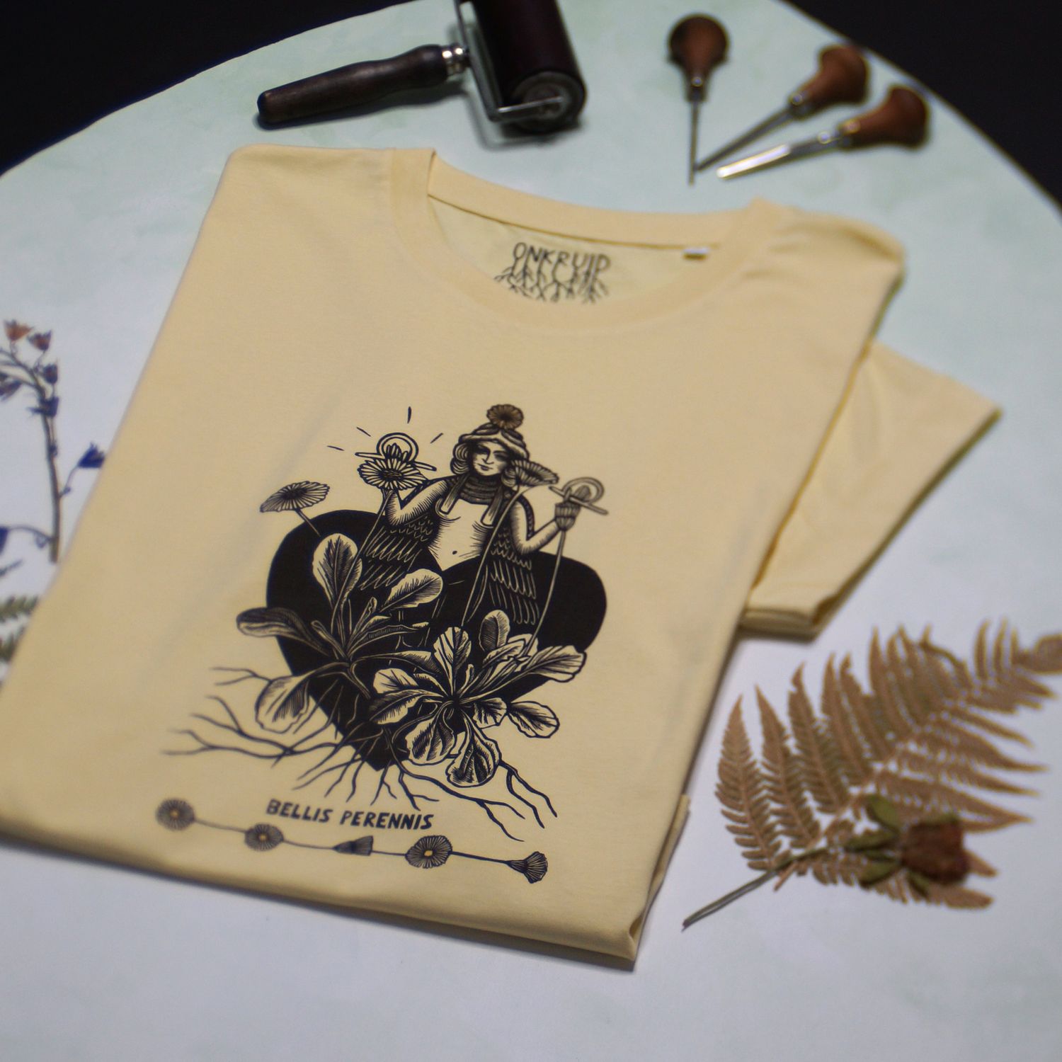 #7 Bellis Perennis/Butter women's t-shirt #7 Bellis Perennis/Butter women's t-shirt