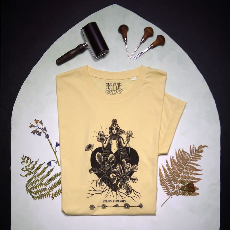 #7 Bellis Perennis/Butter women's t-shirt #7 Bellis Perennis/Butter women's t-shirt