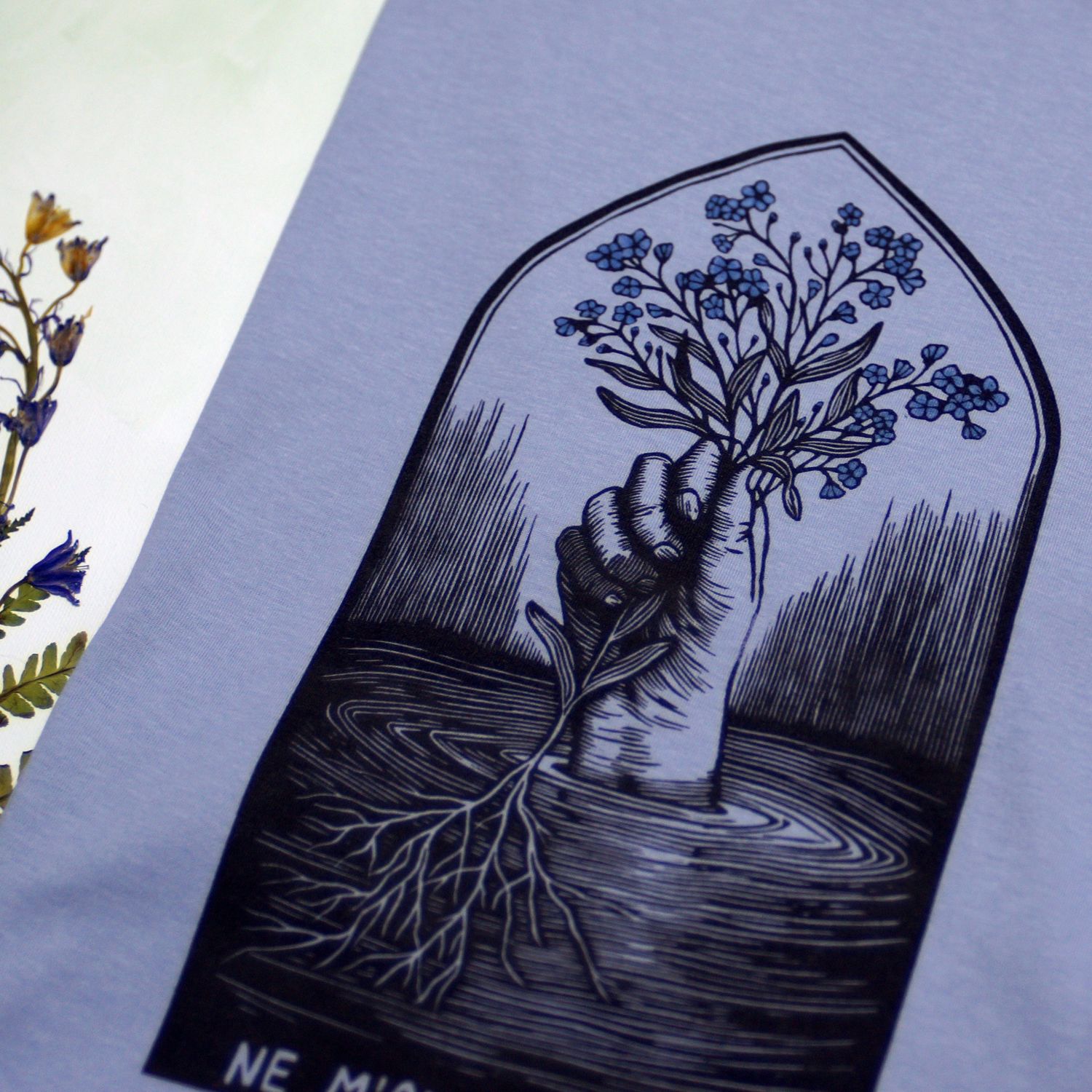 #9 Myosotis/ Blue women's T-shirt #9 Myosotis/ Blue women's T-shirt