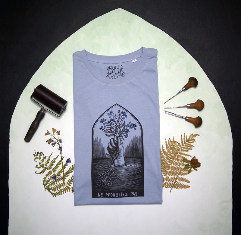 #9 Myosotis/ Blue women's T-shirt #9 Myosotis/ Blue women's T-shirt