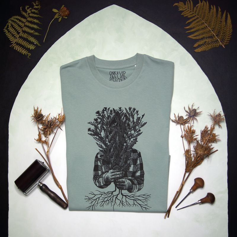 #2 Cirsium arvense / unisex Aloe T-shirt #2 Cirsium arvense / unisex Aloe T-shirt