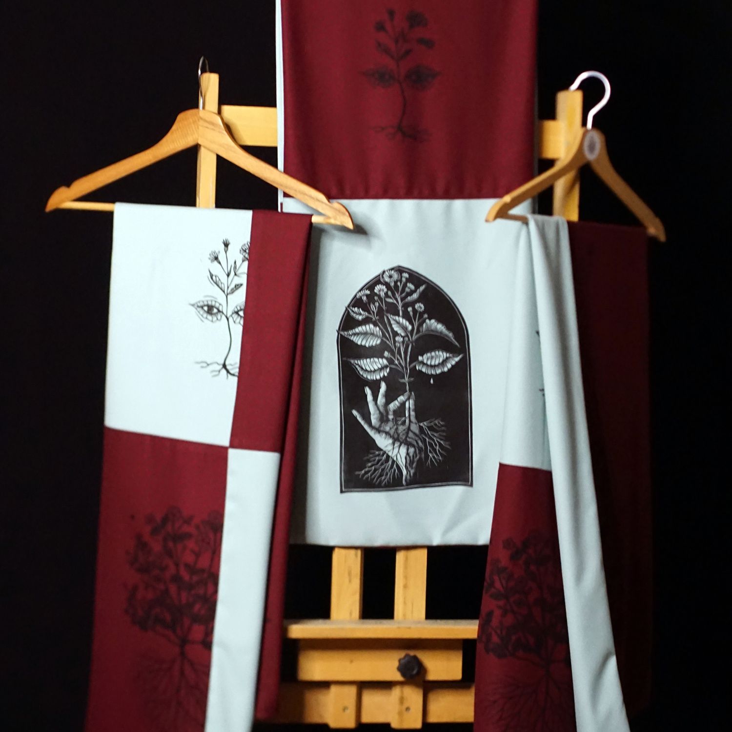 Birdsfoot &amp; Nipplewort scarve