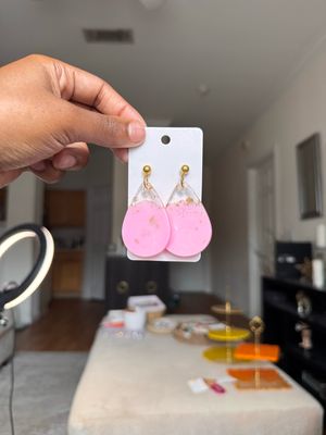 Pink Tear Drops