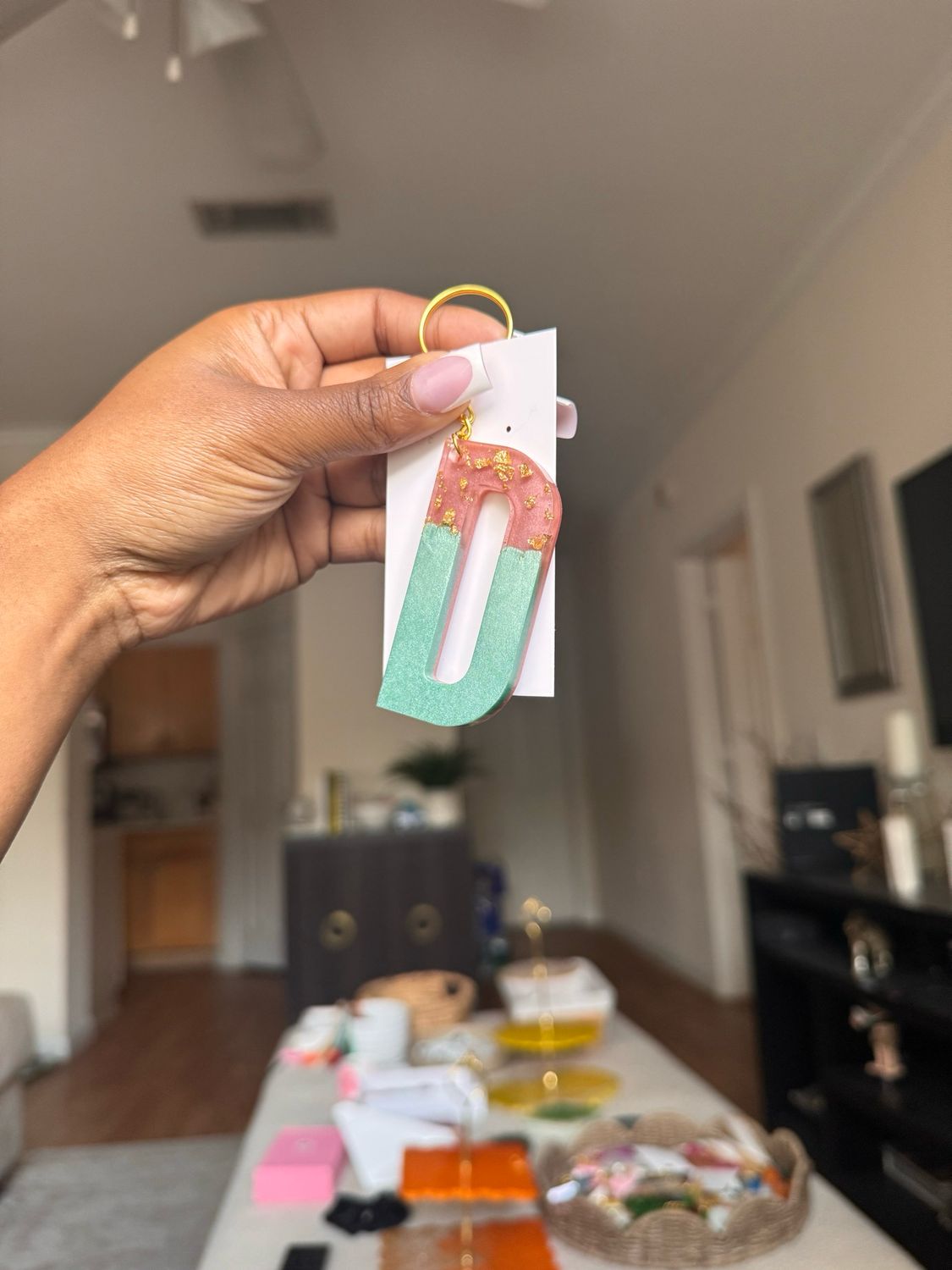 “D” Keychain