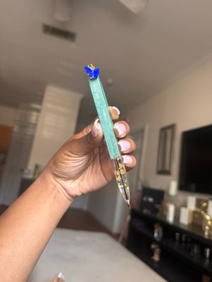 Butterfly Charm Aqua Pen