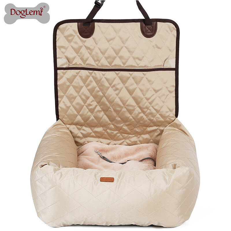 Pet Car Bag Warm Thick Padded Cotton Mat Car Front And Rear Row Dog Car Storage Mat