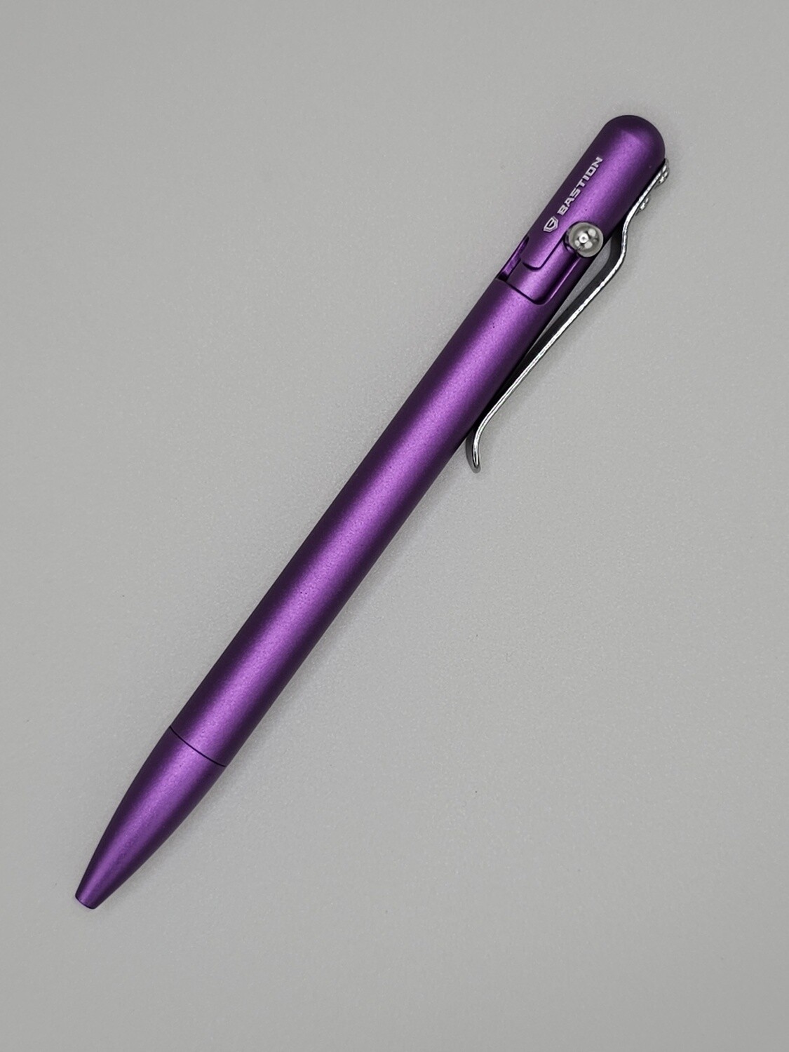 Bastion slim aluminum purple pen