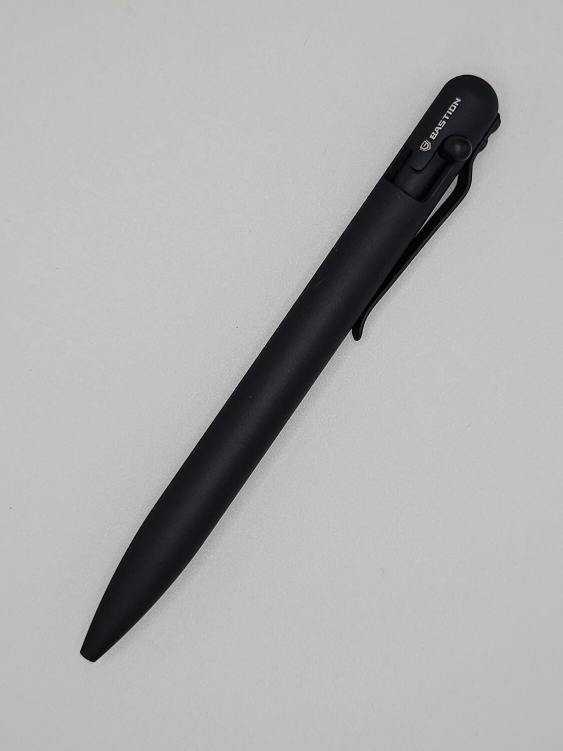 Bastion stainless black pen