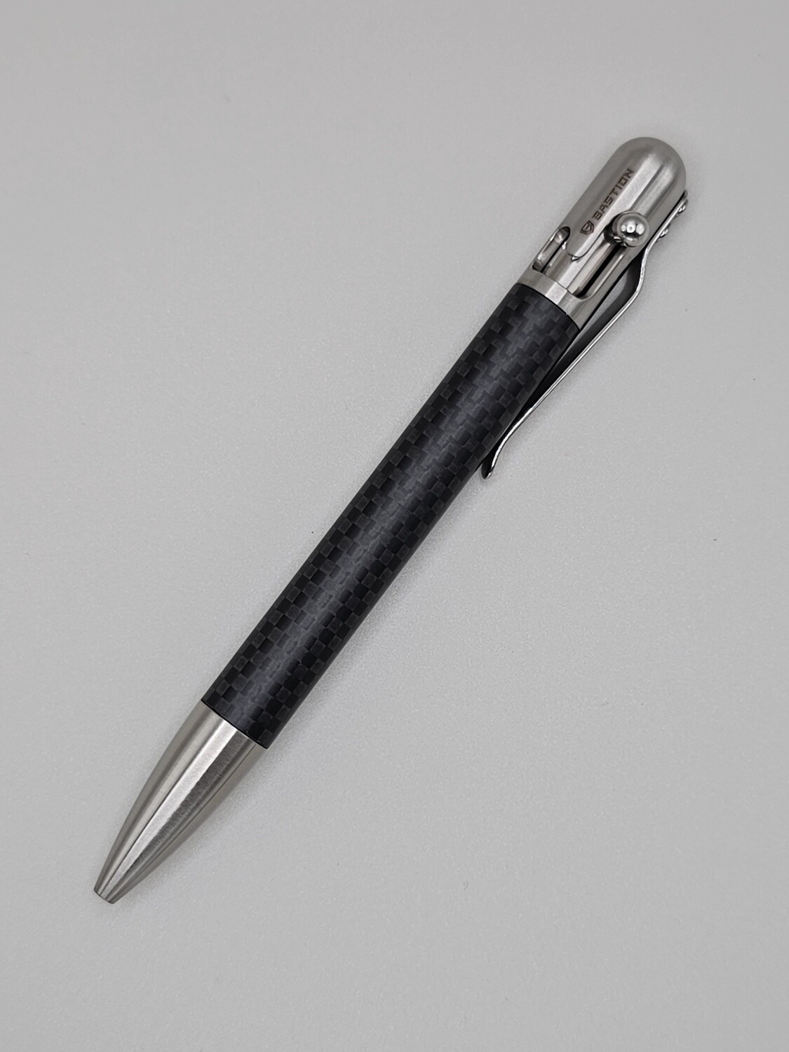 Bastion stainless c/f pen